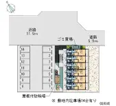 ★手数料０円★小山市城東３丁目 月極駐車場